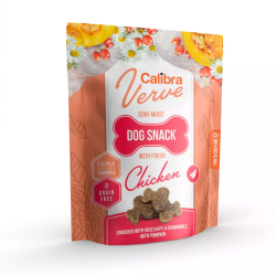 CALIBRA VERVE SEMI-MOIST DOG SNACK WITH FRESH CHICKEN 150g